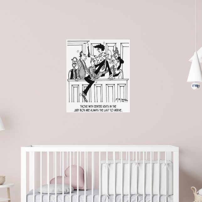 Jury Cartoon 4657 Poster | Zazzle