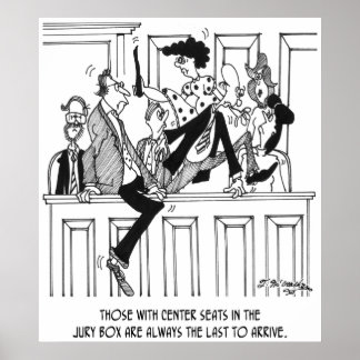Jury Cartoon 4657 Poster