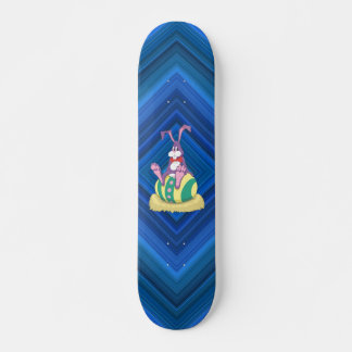 Jus Chillin' Easter Bunny on decorated egg Skateboard Deck
