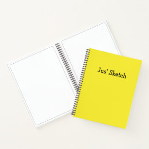 Jus Sketch Cute Girly Funny Simple Drawing Art Not Notebook