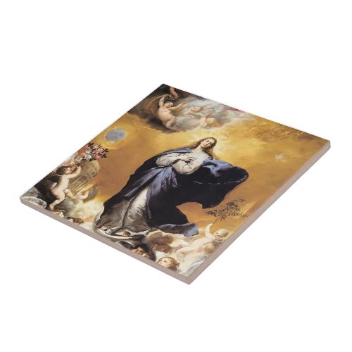 Jusepe de Ribera_ Immaculate Conception Tile