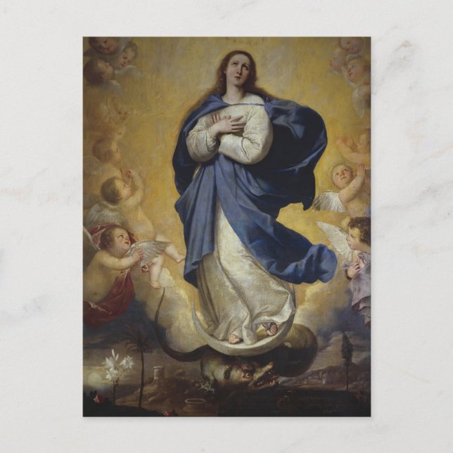 Jusepe de Ribera- The Immaculate Postcard (Front)