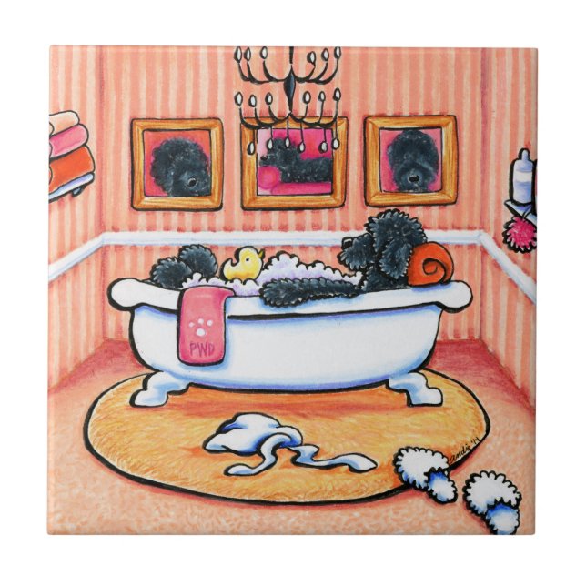 Just 5 More Minutes Ceramic Tile (Front)
