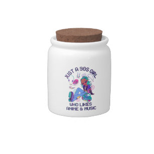 Just a 90s Girl Who likes music Candy Jar
