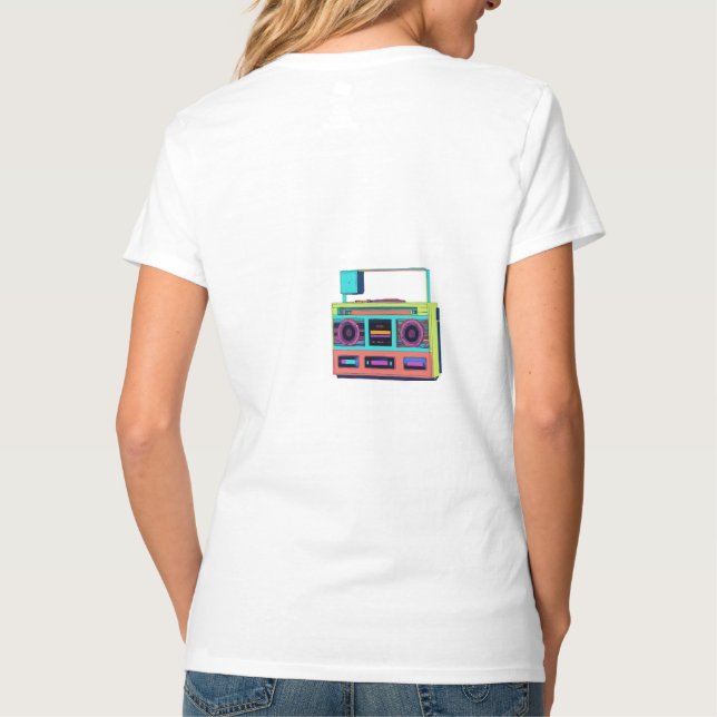 Just a 90s kid in a wild 90s world. T-Shirt (Back)