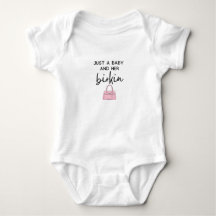 Just a Baby and her Birkin One Piece Bodysuit 