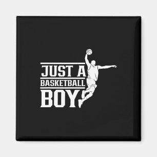Just A Basketball Boy Coach Player Team Match  Magnet