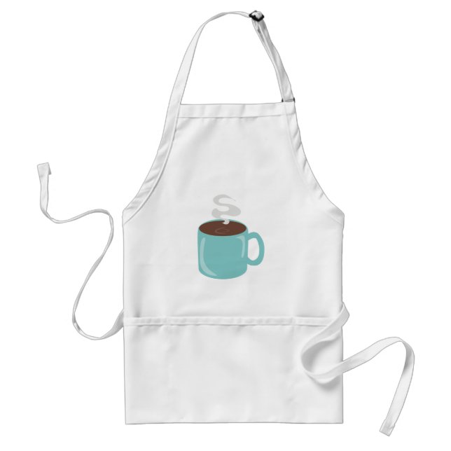 Just A Big Ole Coffee Mug Adult Apron (Front)