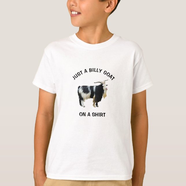 Just a Billy Goat On A T-Shirt (Front)