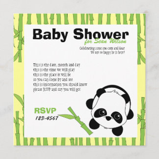 Just a Bit of Bamboo Invitation