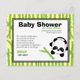 Just a Bit of Bamboo Invitation