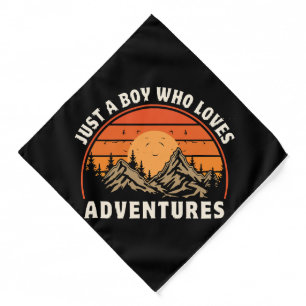 just a boy who loves adventures bandana