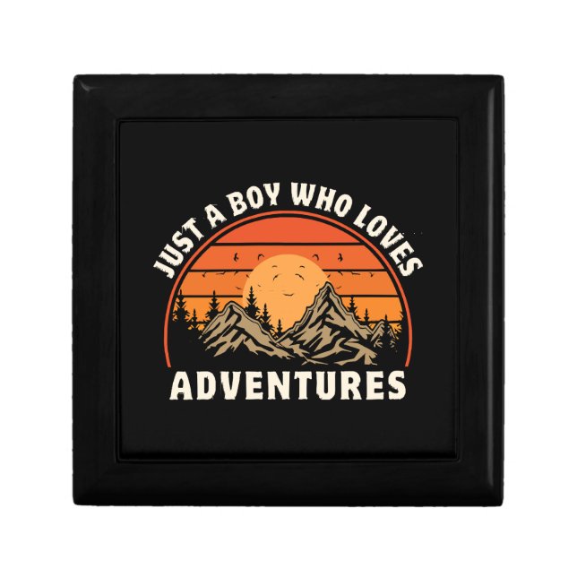 just a boy who loves adventures gift box (Front)