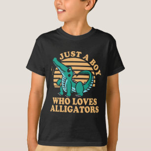 Just A Boy Who Loves Alligators T-Shirt