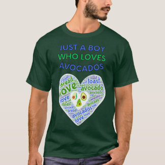 Just A Boy Who Loves Avocados Vegan Classic TShirt