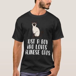 Just A Boy Who Loves Balinese Cats T-Shirt