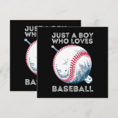 Just a Boy Who Loves Baseball (Front/Back)