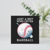 Just a Boy Who Loves Baseball (Standing Front)