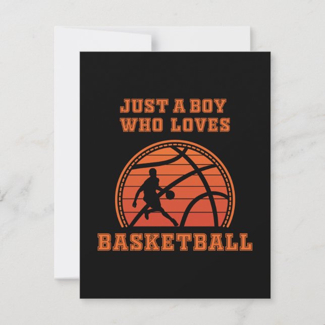 Just A Boy Who Loves Basketball (Front)