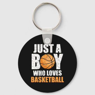 Just A Boy Who Loves Basketball 1 Keychain
