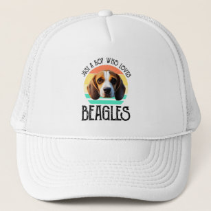 Just A Boy Who Loves Beagles Trucker Hat