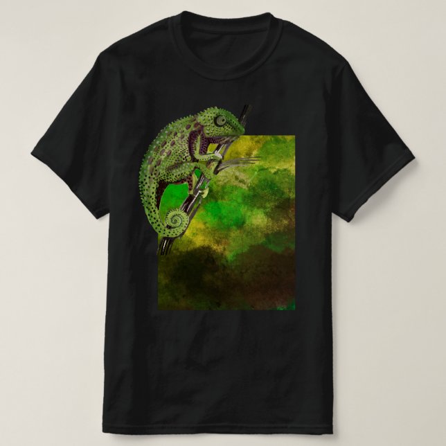 Just a Boy who loves chameleons T-Shirt (Design Front)