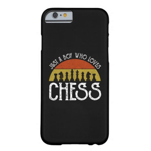 Just A Boy Who Loves Chess Barely There iPhone 6 Case
