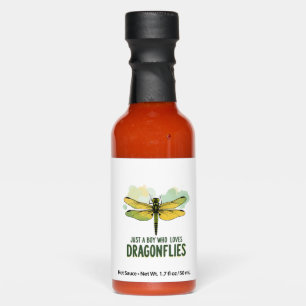 Just a Boy who loves Dragonflies. Dragonflies Drag Hot Sauces
