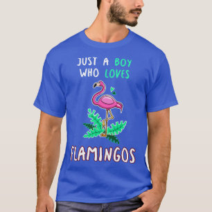 Just A Boy Who Loves Flamingos T-Shirt