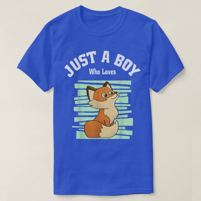 Just A Boy Who Loves Foes Boys Fo  T-Shirt (Design Front)