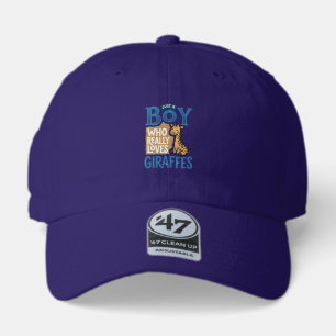 Just A Boy Who Loves Giraffes Vintage Shirt Design 47 Brand Hat