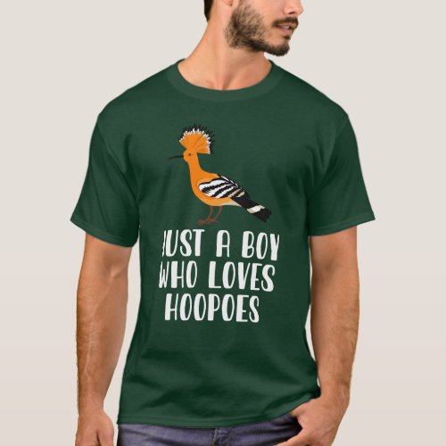 Just A Boy Who Loves Hoopoes T_Shirt