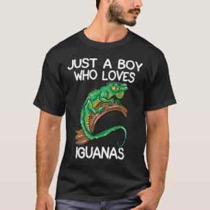 Just A Boy Who Loves Iguanas Owner Iguana Love T-Shirt