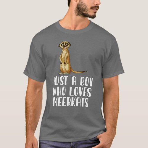 Just A Boy Who Loves Meerkats 1 T_Shirt