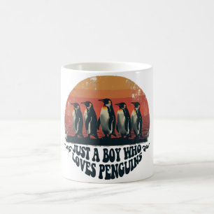 Just a Boy Who Loves Penguins Coffee Mug
