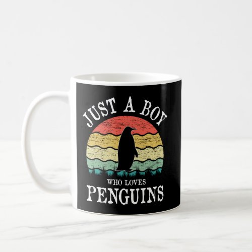 Just A Boy Who Loves Penguins Gift Coffee Mug