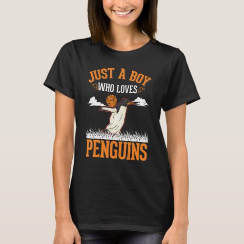 Just a boy who loves Penguins T_Shirt