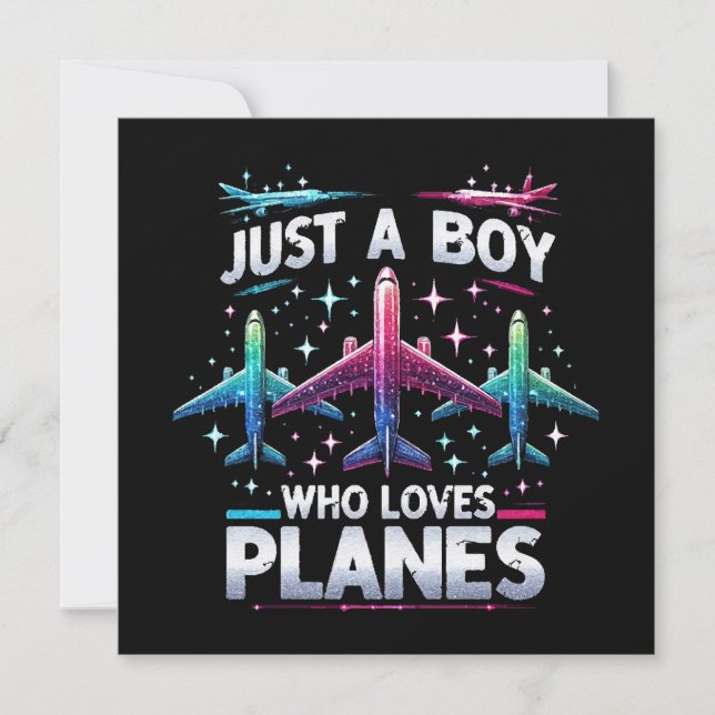 Just A Boy Who Loves Planes (Front)