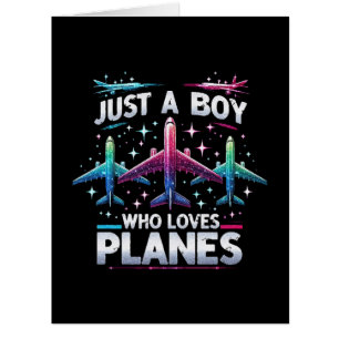 Just A Boy Who Loves Planes Cards
