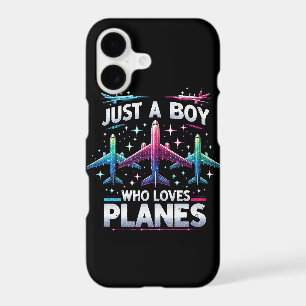 Just A Boy Who Loves Planes iPhone 17 Case