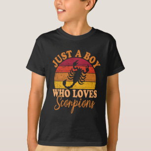 Just A Boy Who Loves Scorpions T-Shirt