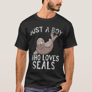 Just A Boy Who Loves Seals T-Shirt