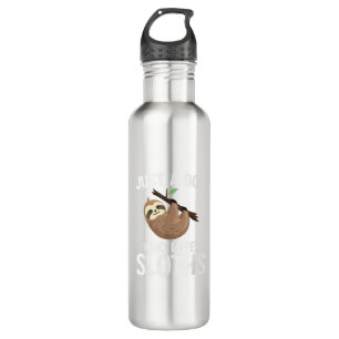 Just A Boy Who Loves Sloths Boys Toddler Sloth Lov Stainless Steel Water Bottle
