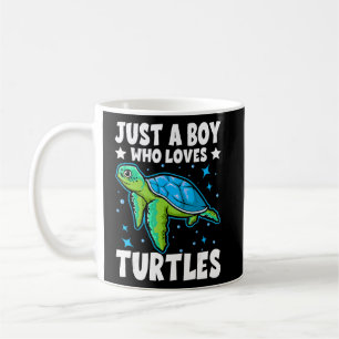 Just A Boy Who Loves Turtles Sea Ocean Turtle Coffee Mug