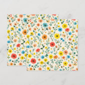 Just a Bunch of Happy Lil' Flowers (Front/Back)