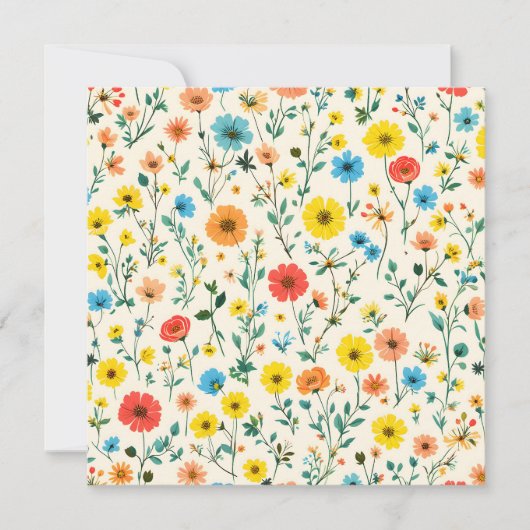 Just a Bunch of Happy Lil' Flowers (Front)