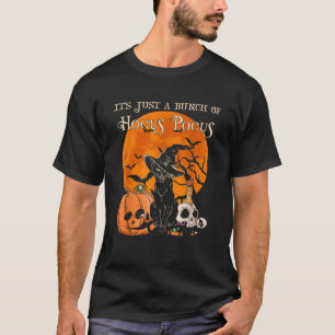 Just A Bunch Of Hocus Pocus Distressed Costume  T-Shirt