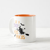 Just A Bunch Of Hocus Pocus Halloween Two-Tone Coffee Mug (Front Left)