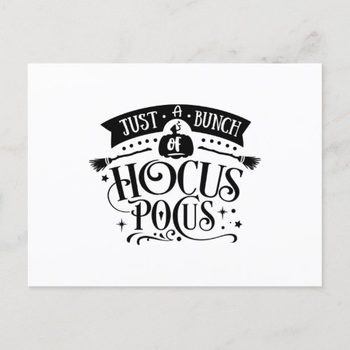 Just a bunch of hocus pocus postcard