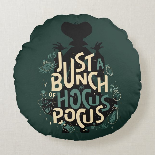 Just a Bunch of Hocus Pocus Round Pillow (Front)